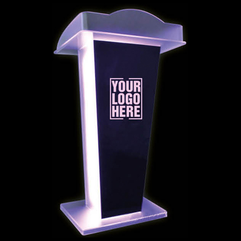 iLED™ Indoor/Outdoor Illuminated Acrylic Podium 60x45x110cm