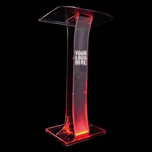 iLED™ Indoor/Outdoor Illuminated Acrylic Podium 60x45x110cm