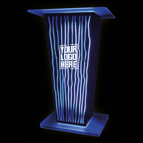 iLED™ Indoor/Outdoor Illuminated Acrylic Podium 70x45x110cm