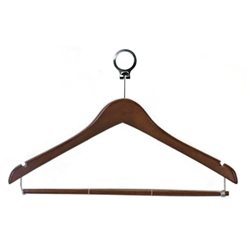Clothes Hanger with Locking Bar & Notches