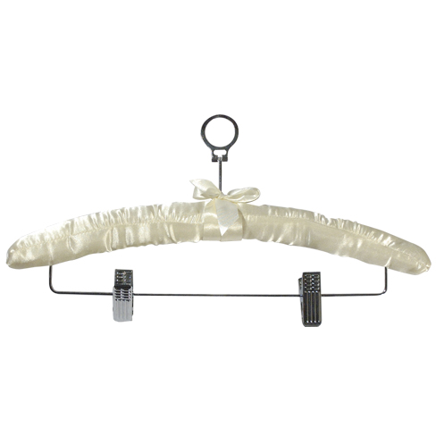 French Laundry™ Satin Padded Clothes Hanger with Clips