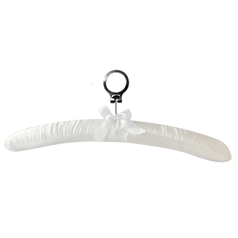 [FREN0004791BC] French Laundry™ Percha Ropa Acolchada de Satín (Beige, Close loop anti-theft)
