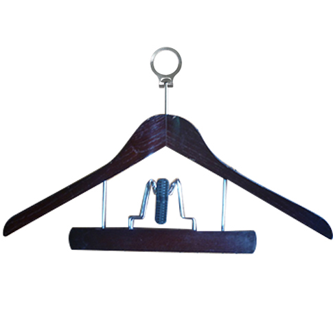 Suit Hanger with Trouser Clamp