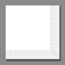 [GRAN0005277BVC4] White Beverage Cocktail Napkin Disposable Plain (Value line (1-ply), Coin Edge, 4000 Napkins)