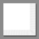 [GRAN0005716SC3] White Luncheon Napkin Disposable Plain (Standard line (2-ply), Coin Edge, 3600 Napkins)