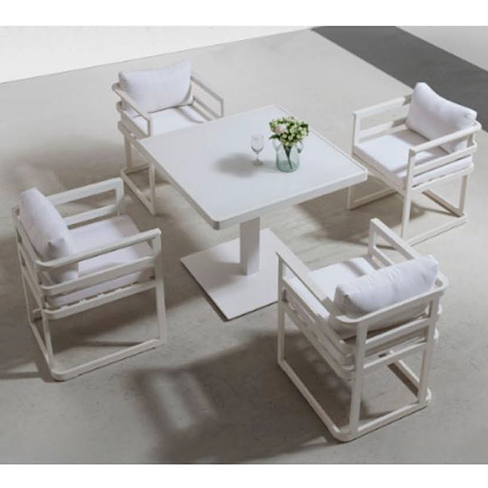 Outdoor Aluminum Table 80x80cm