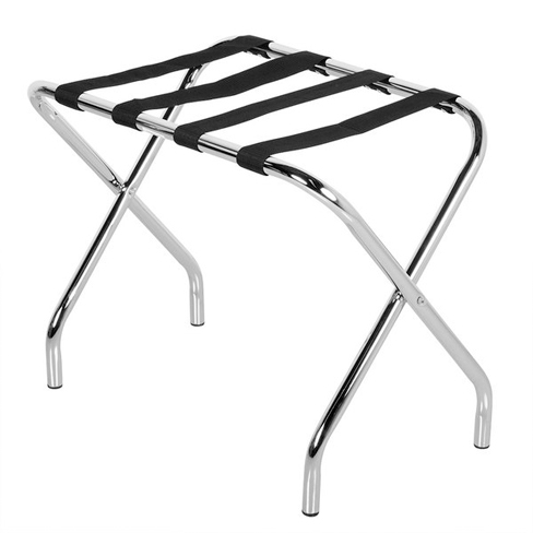 Chrome Folding Luggage Rack