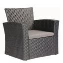 [SOCI0008565] Sillón con Cojín para Exteriores Throne Rattan