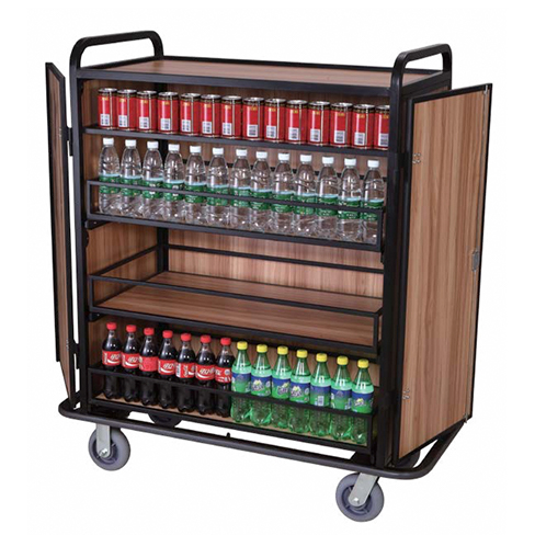 North Cool-Pro™ Carro Reabastecimiento Minibar 4 Estantes