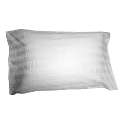 [5SEN0001917] Bed linen pillow protector full-queen 100% cotton 250tc 54x80cm stripe 3cm