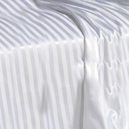 [5SEN0000374] Bed linen bed fitted sheet queen 100% cotton 250tc 218x160+36cm stripe 1cm