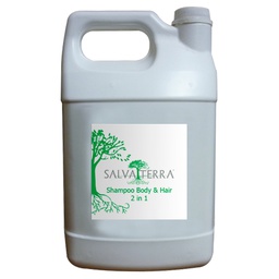 [SALV0000698] Salvaterra Champú Cuerpo y Cabello Línea Natural Blanco 1g