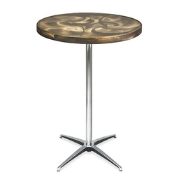 [SOUT0002567] Table 30" Round Alulite 42" KD Swirl 