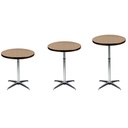 [SOUT0002572] Table 30" Round iDesign 30"-36"-42" KD Adjustable