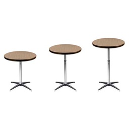 [SOUT0002623] Table 36" Round iDesign 30"-36"-42" KD Adjustable