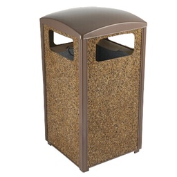 [TRUS0000323] Trustworthy™ Square Outdoor 110L Steel Trash Can