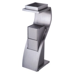 [FAB!0000315] Fab!™ Stainless Steel Outdoor Trash Can Ashtray