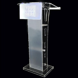 [ILED0001853] iLED™ Illuminated Acrylic Podium 60x45x110cm