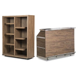 [SOUT0002216] Set Front Bar & Back Bar Mobile Bar Systems