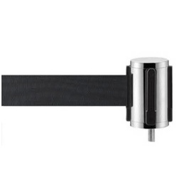 [BELL0000039] Accessory stanchion post retractable belt head black