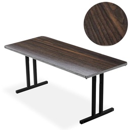 [SOCI0003252] Table W45×D183×H76cm rectangular folding II legs HPL and plywood top