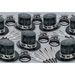 [FIRE0003404] Firefly™ New Year Party Assortment for 50 - Silver New Year Star