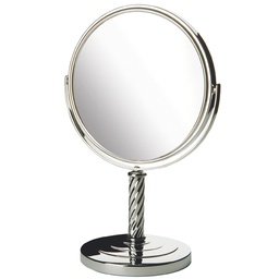 [JERD0003816] 8", 5X-1X Table Top Mirror,Chrome, Height 13"