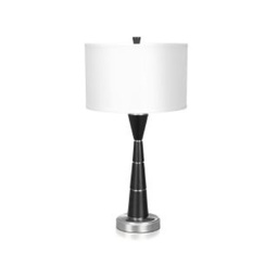 [ILAM0004383] End Table Lamp with Ebony and Brushed Nickel Finish