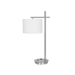 [ILAM0004407] 26" Single Table Lamp with Brushed Nickel Finish