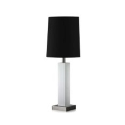 [ILAM0004411] 27" Table Lamp with Frosted Acrylic and Brushed Nickel Finish