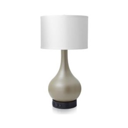 [ILAM0004446] 26" Desk Lamp with Champagne Finish and Bronze Base