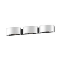 [ILAM0004472] 3 Light 37" Vanity Fixture with Frosted Acrylic with Dark Bronze Finish