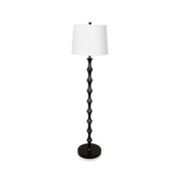 [ILAM0004480] Floor Lamp with Ebony Wood Finish