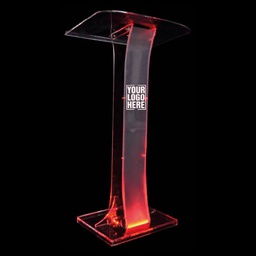 [ILED0004707] iLED™ Indoor/Outdoor Illuminated Acrylic Podium 60x45x110cm
