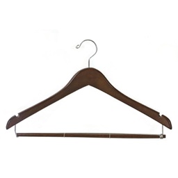 [FREN0004772] Clothes Hanger with Locking Bar & Notches