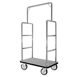 [BELL0004967] Carrito de Equipaje 201 Acero Inoxidable 105x61x180cm