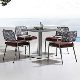 [SOCI0007631] Outdoor Aluminum Table 75x75cm