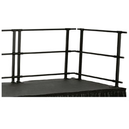[SOUT0008649] Southern Aluminum® Alulite Stage Triple Rail 36" x 6' fits 72" Long Risers