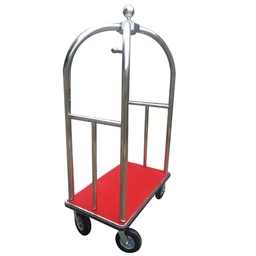 [BELL0008671] Birdcage T Luggage Trolley Stainless Steel