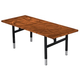 [SOUT0009313] Swirl Table 30” x 60” Rectangle Adjustable H Height Legs