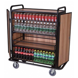 [GRAN0009351] North Cool-Pro™ Minibar Restocking Cart 4 Shelf